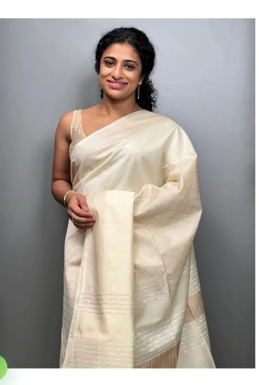 Royal Katan Silk Saree with Gold Zari Weaving